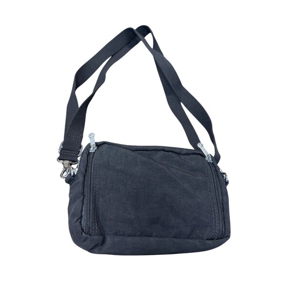 Kipling Black Womans Nylon Small Monkey Charm Crossbody Bag SKU 9474 - Picture 9 of 15